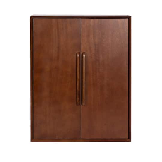 Kate and Laurel McCutcheon Floating Bathroom Cabinet
